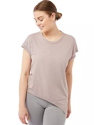 MANDALA | Damen Yogashirt Asymmetric | rosa