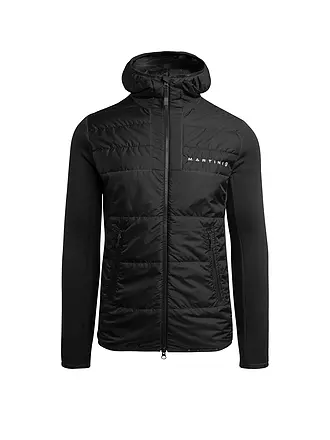 MARTINI | Herren Touren Hybridjacke Neon Hoodie | schwarz