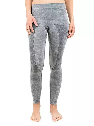 MERINO & MORE | Damen Funktionsunterhose lang | grau