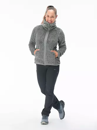 MERU |  Damen Fleecejacke Kurgan TT Teddy | dunkelgrün