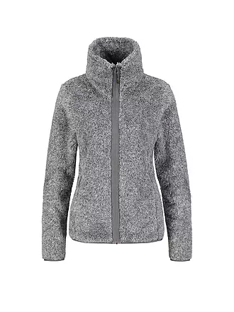 MERU |  Damen Fleecejacke Narbone TT Teddy | grau