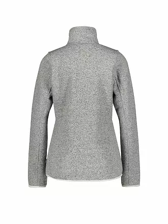 MERU | Damen Fleecejacke Bergen | hellgrau