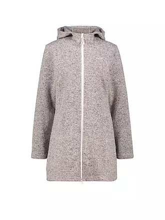 MERU | Damen Fleecejacke lang Bergen | rosa