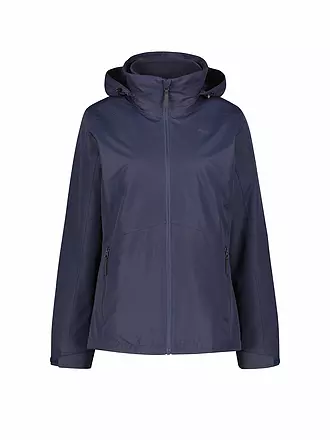 MERU | Damen Wanderjacke Bedfird 2in1 Hoodie | dunkelblau
