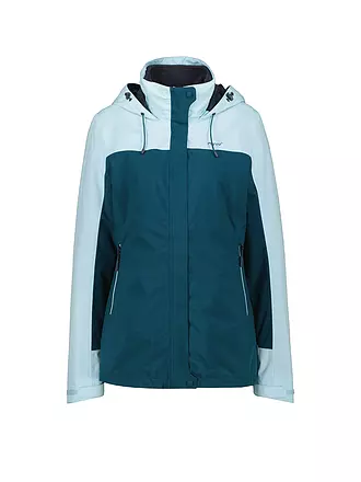 MERU | Damen Wanderjacke Wasilla 3in1 Hoodie | petrol