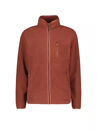 MERU | Herren Fleecejacke Boigny Sherpafleece | dunkelgrün