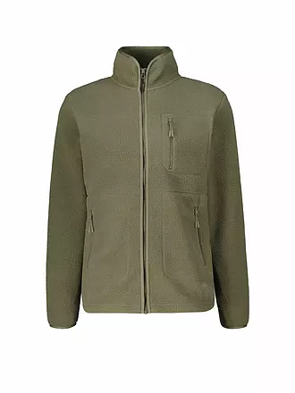 MERU | Herren Fleecejacke Boigny Sherpafleece | dunkelgrün