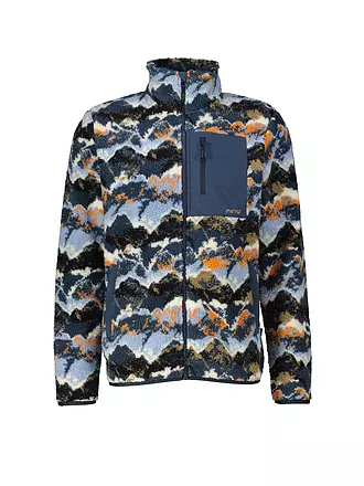 MERU | Herren Fleecejacke Rennes Teddyfleece | hellblau