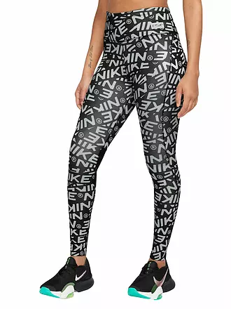 NIKE | Damen Fitnesstight Fast | schwarz