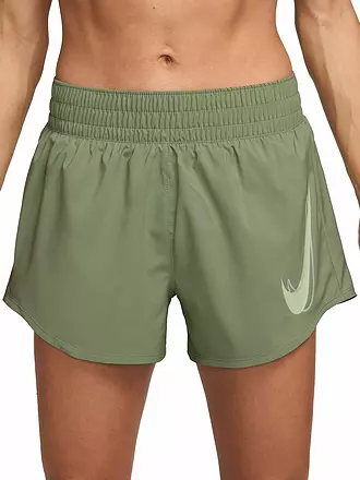 NIKE | Damen Laufshort One Swoosh | olive