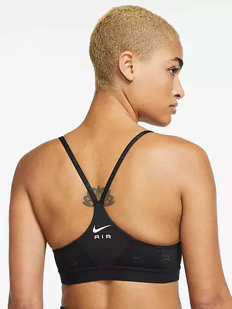 NIKE | Damen Sport-BH Air Dri-FIT Indy Low Support | schwarz