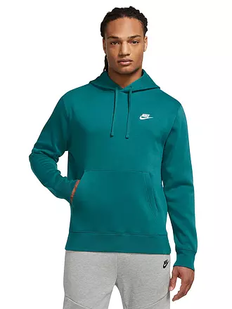 NIKE | Herren Hoodie Sportswear Club Fleece | petrol