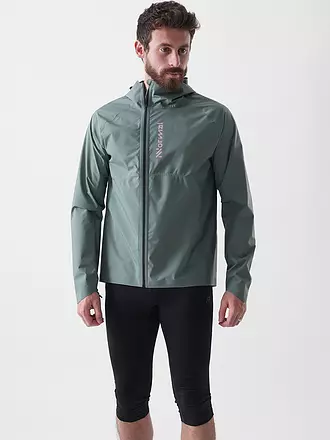 NNORMAL | Herren Laufjacke Trail Rain | dunkelgrün