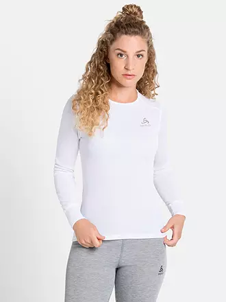 ODLO | Damen Funktionsshirt ACTIVE WARM ECO Base Layer | weiss