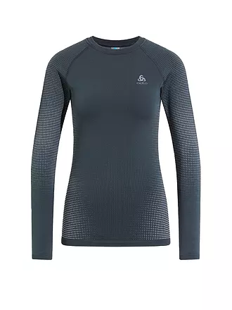 ODLO | Damen Funktionsshirt WARM ECO Baselayer | dunkelblau