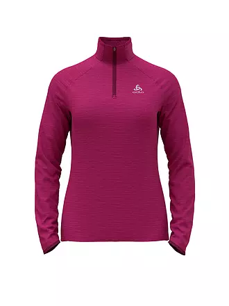 ODLO | Damen Ski Unterzieher Millennium Element 1/2 Zip | beere