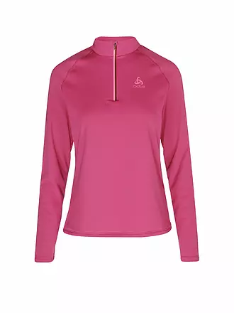 ODLO | Damen Unterzieh Zipshirt Besso Mid Layer | beere