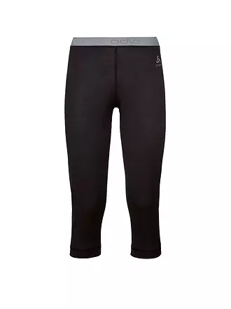 ODLO | Damen Unterziehhose Natural 100% Merino Warm 3/4 | grau