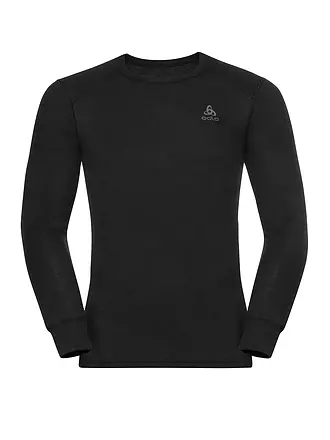 ODLO | Herren Funktionsshirt Herren ACTIVE WARM ECO Base Layer | schwarz