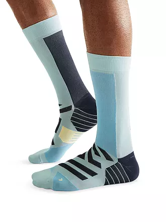 ON | Herren Laufsocken Performance High Sock | hellblau