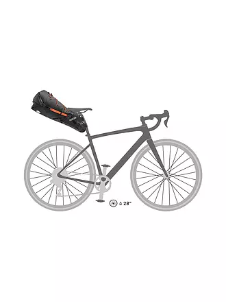 ORTLIEB | Fahrrad-Satteltasche Seatpack 16.5 L | schwarz