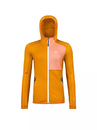 ORTOVOX | Damen Fleecejacke Hoodie | orange