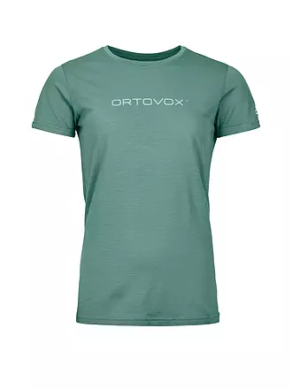 ORTOVOX | Damen Funktionsshirt 150 COOL Brand Logo | dunkelgrün