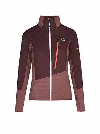 ORTOVOX | Damen Touren Hybridjacke Westalpen | dunkelrot