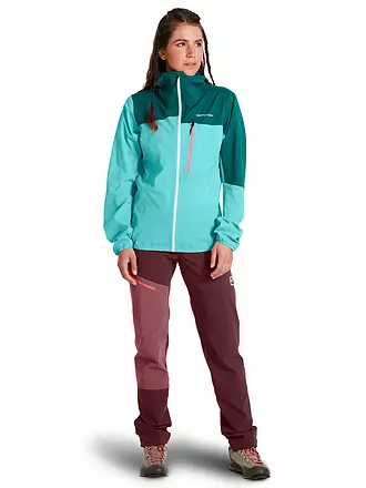 ORTOVOX | Damen Wanderjacke Civetta 2,5L | türkis