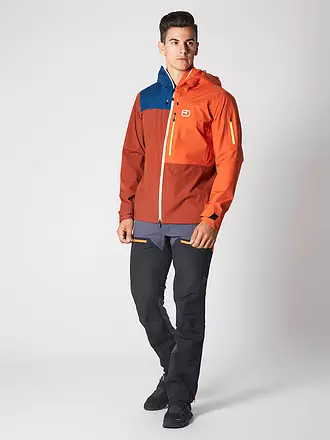 ORTOVOX | Herren Tourenjacke Ortler 3L Hoodie | petrol