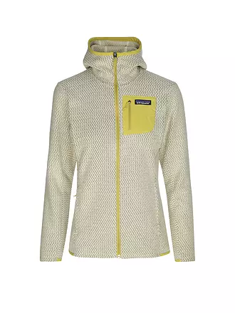 PATAGONIA | Damen Fleecejacke R1® Air Full-Zip Hoodie | gelb