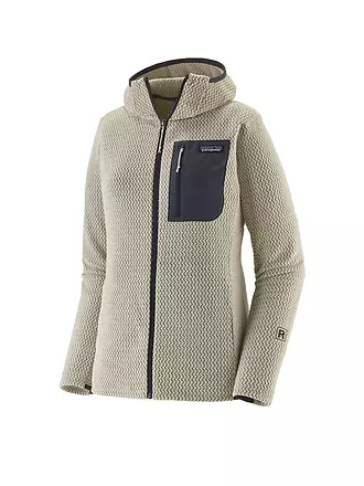 PATAGONIA | Damen Fleecejacke R1® Air Full-Zip Hoodie | beige