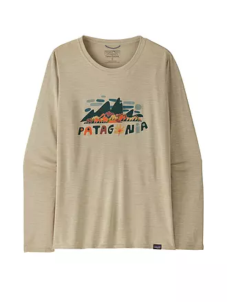PATAGONIA | Damen Funktionsshirt Long-Sleeved Capilene® Cool Daily Graphic | beige