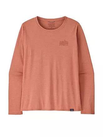 PATAGONIA | Damen Funktionsshirt Long-Sleeved Capilene® Cool Daily Graphic | koralle