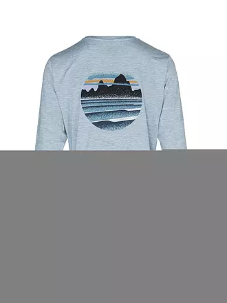 PATAGONIA | Damen Funktionsshirt Long-Sleeved Capilene® Cool Daily Graphic | hellblau