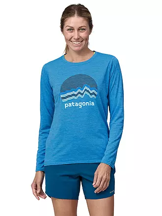 PATAGONIA | Damen Funktionsshirt Long-Sleeved Capilene® Cool Daily Graphic | grau