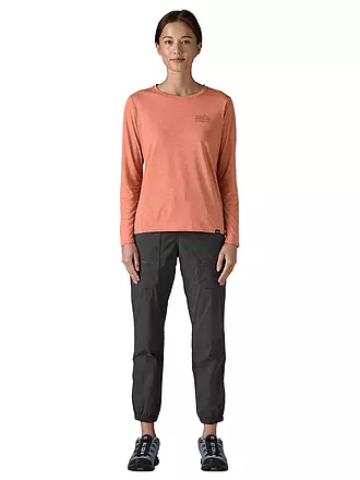 PATAGONIA | Damen Funktionsshirt Long-Sleeved Capilene® Cool Daily Graphic | koralle