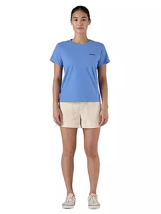 PATAGONIA | Damen T-Shirt P-6 Logo Responsibili-Tee | blau