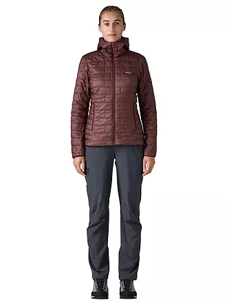 PATAGONIA | Damen Touren Isojacke Nano Puff Hoodie | dunkelrot
