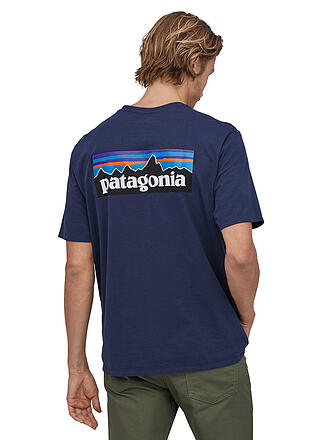PATAGONIA | Herren T-Shirt P-6 Logo | schwarz