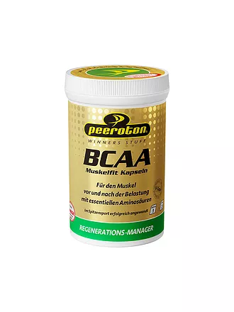 PEEROTON | BCAA – Muskelfit 190 Kapseln Essentielle Aminosäuren | keine Farbe