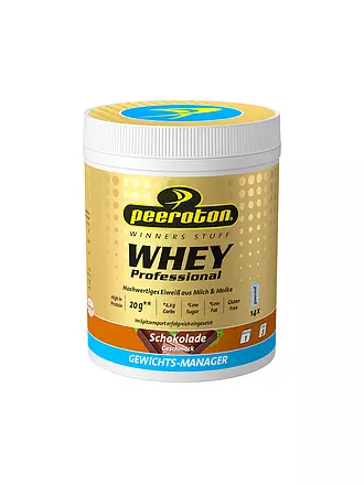 PEEROTON | Eiweißpulver WHEY Professional Shake Schokolade 350g | gold