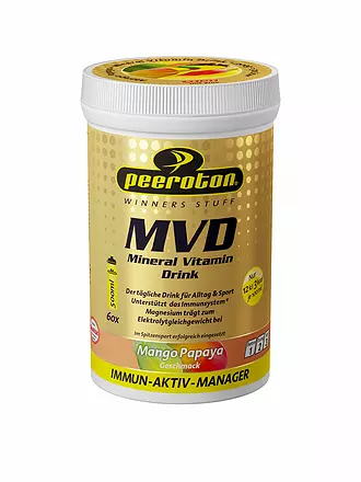 PEEROTON | Getränkepulver MVD Mango/Papaya 300g | gelb