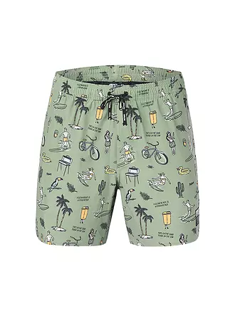 PICTURE | Herren Badeshort Piau 15'' | hellgrün