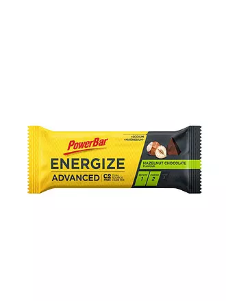 POWER BAR | Energy Riegel Energize Advanced Hazelnut Chocolate | gelb