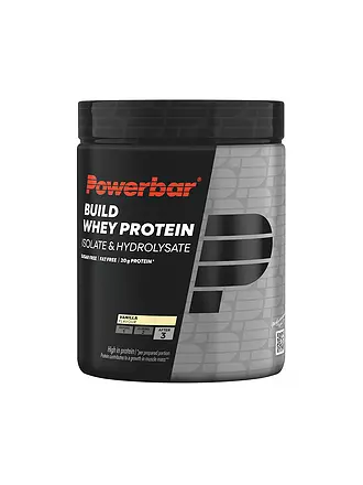 POWER BAR | Getränkepulver Build Whey Protein Isolate & Hydroisolate Pulver 550g Schokolade | schwarz