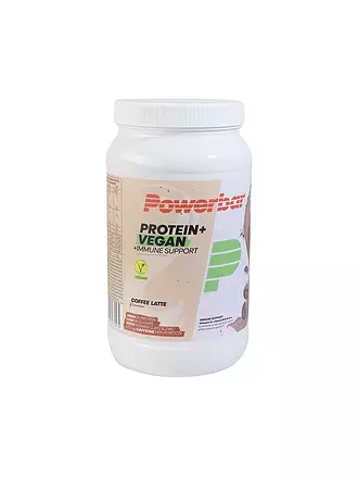 POWER BAR | Getränkepulver Protein+Vegan Immune 570g Kaffee/Milch | weiss