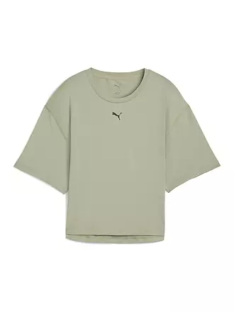 PUMA | Damen Fitnessshirt Cloudspun | hellgrün