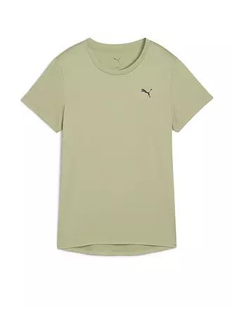 PUMA | Damen Fitnessshirt Essential Crew | hellgrün