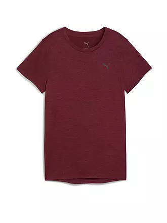 PUMA | Damen Fitnessshirt Essential Heather | schwarz